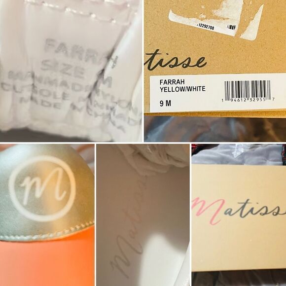 MATISSE Colorblock Suede Farrah Lace Up Low Top Trainers Sneakers White 9M - Picture 10 of 11